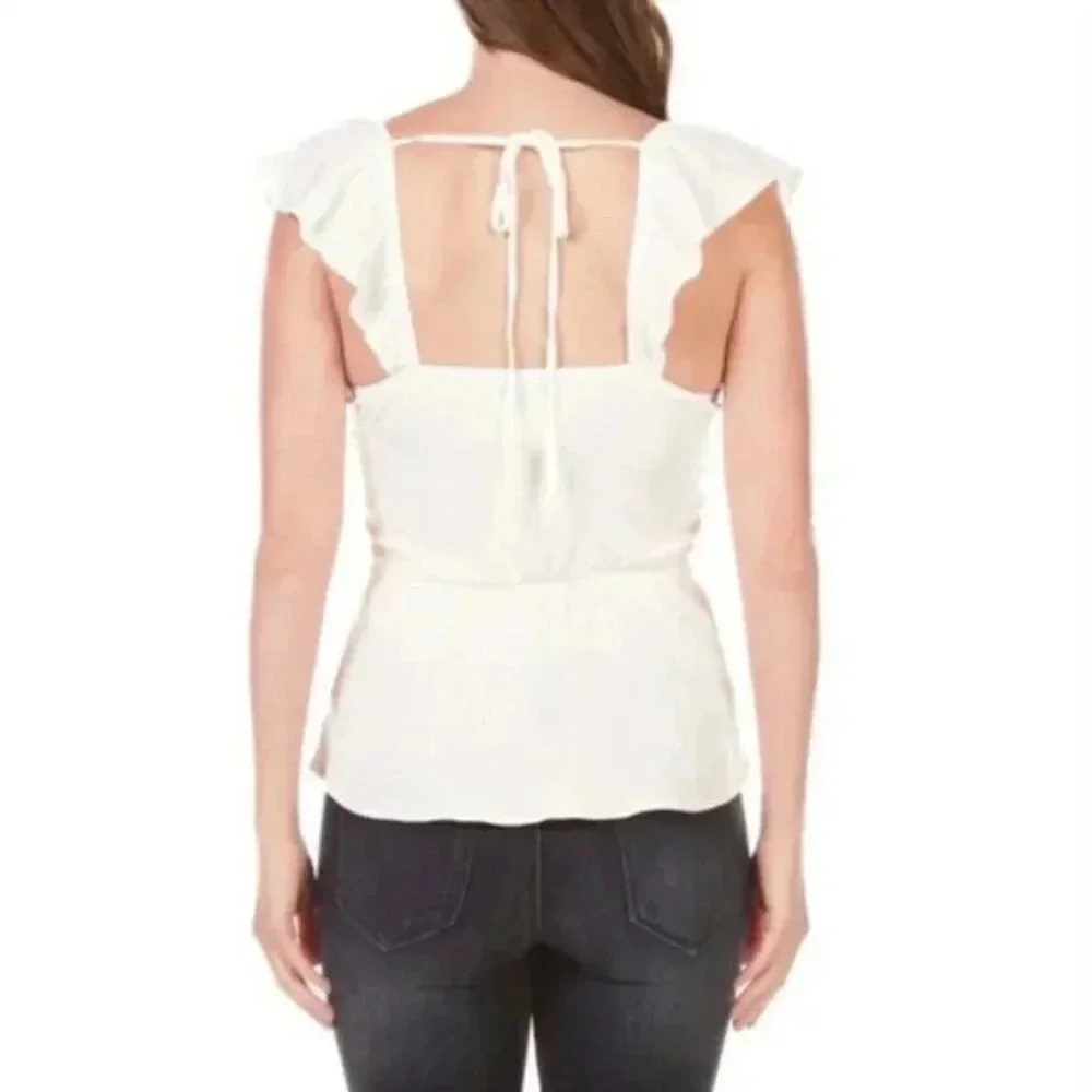 Moa Moa Ruffle Button Down Blouse - Picture 7 of 7